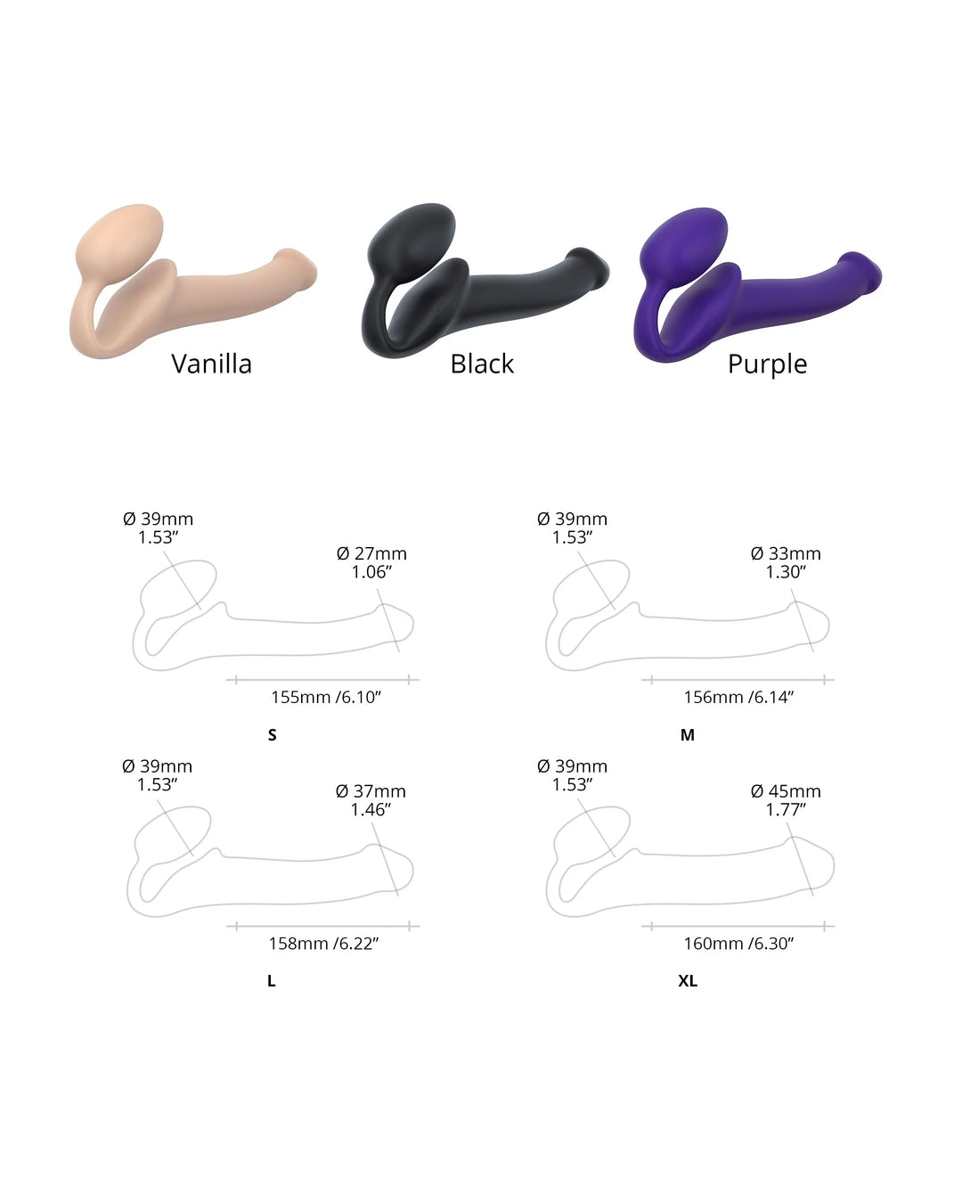 STRAP-ON-ME - SEMI REALISTIC BENDABLE STRAP-ON