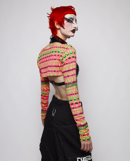 CHRISTMAS CROP L/S TOP