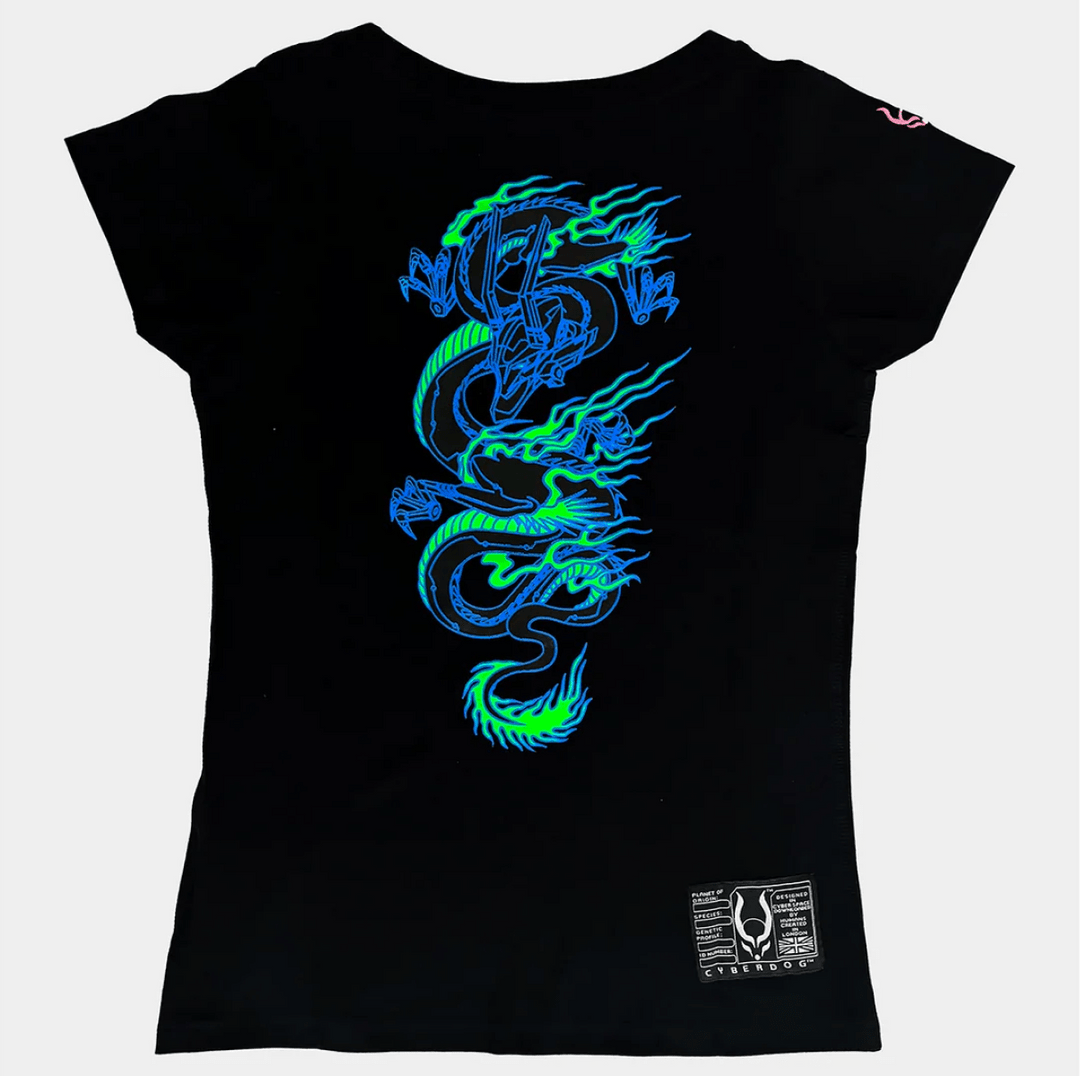 DRAGONITE T-SHIRT GIRLS BLACK