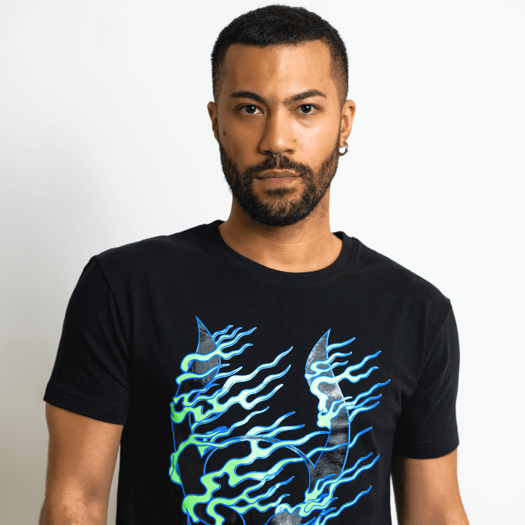 DRAGONITE T-SHIRT MENS BLACK