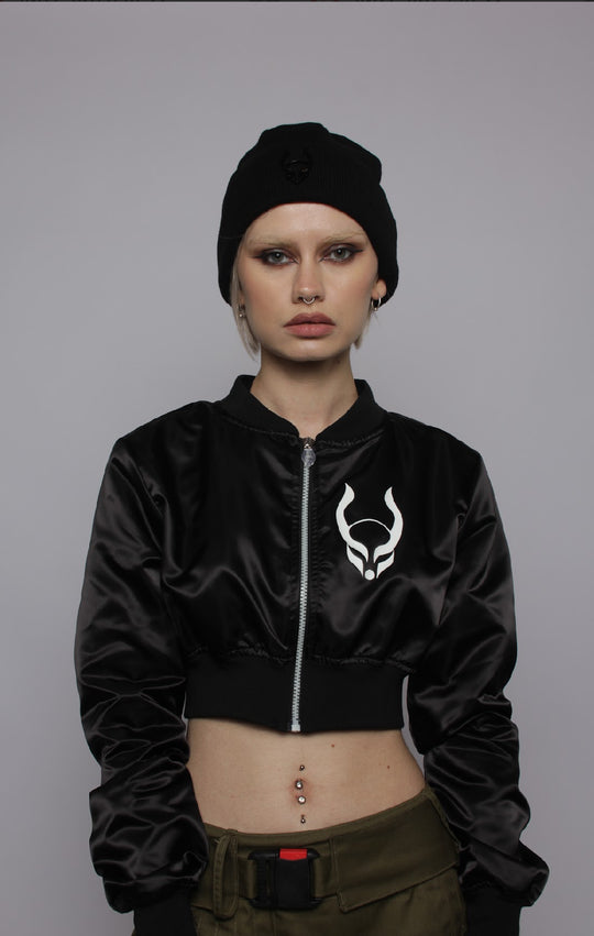 FOLDED BEANIE METAL LOGO