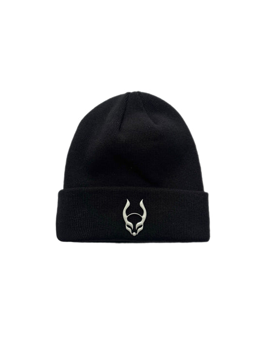 FOLDED BEANIE METAL LOGO