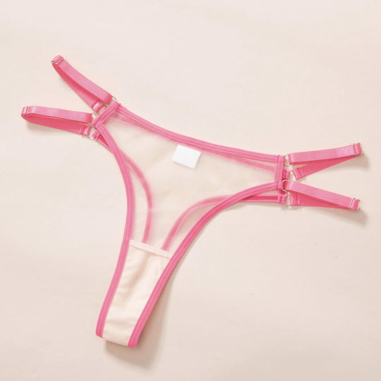 SILHOUETTE MESH BODY NEON PINK