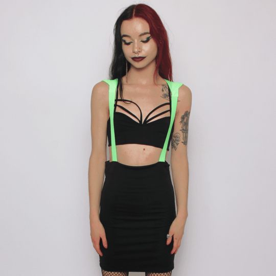 HOODED BRACE DRESS