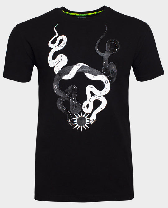 STARGAZER T-SHIRT MENS BLACK