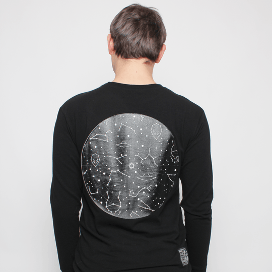STARGAZER ATOMIC LONGSLEEVE TOP BLACK