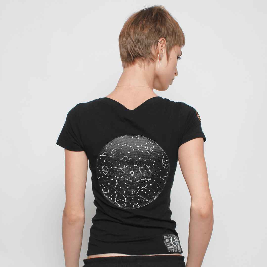 STARGAZER T-SHIRTS GIRLS BLACK