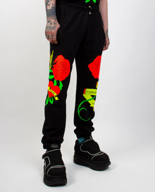 SUPERSIZE TATTOO ROSE JOGGER
