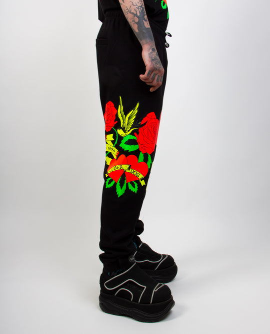 SUPERSIZE TATTOO ROSE JOGGER