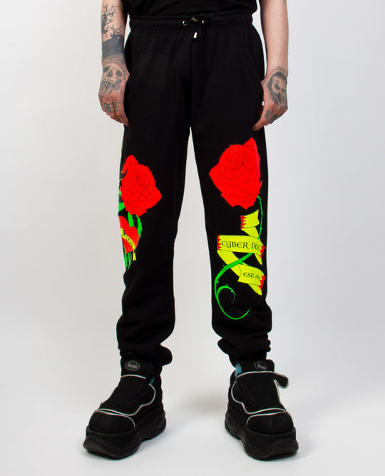 SUPERSIZE TATTOO ROSE JOGGER