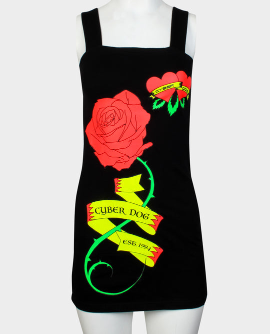 TATTOO ROSE HARNESS DRESS