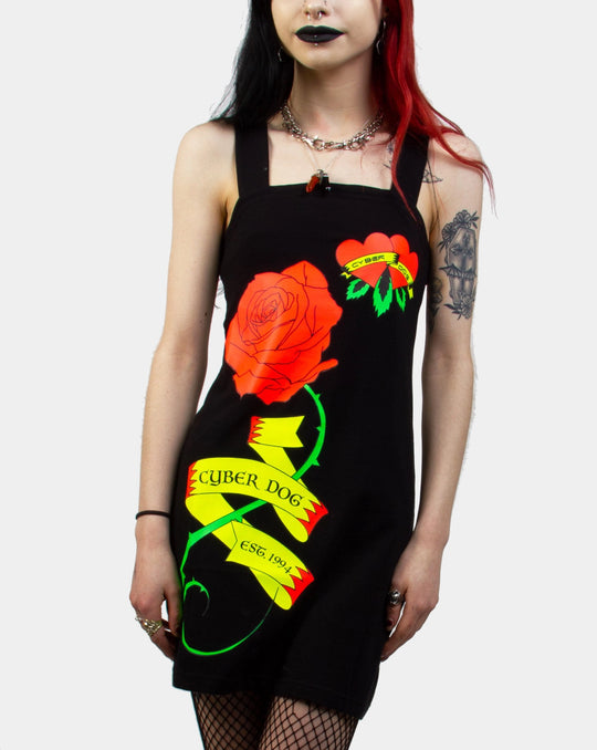 TATTOO ROSE HARNESS DRESS