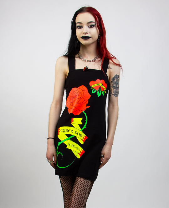 TATTOO ROSE HARNESS DRESS