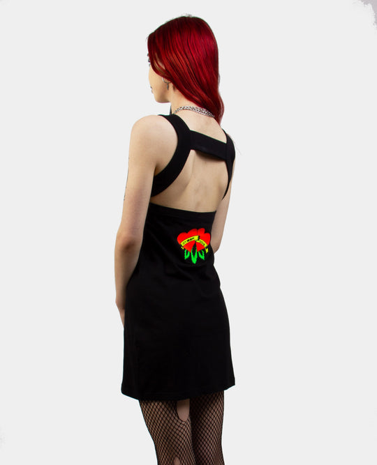 TATTOO ROSE HARNESS DRESS
