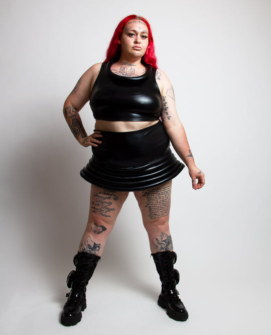 XXX CURVE ORBIT BRALET WET LOOK