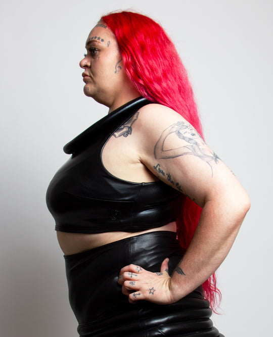 XXX CURVE ORBIT BRALET WET LOOK