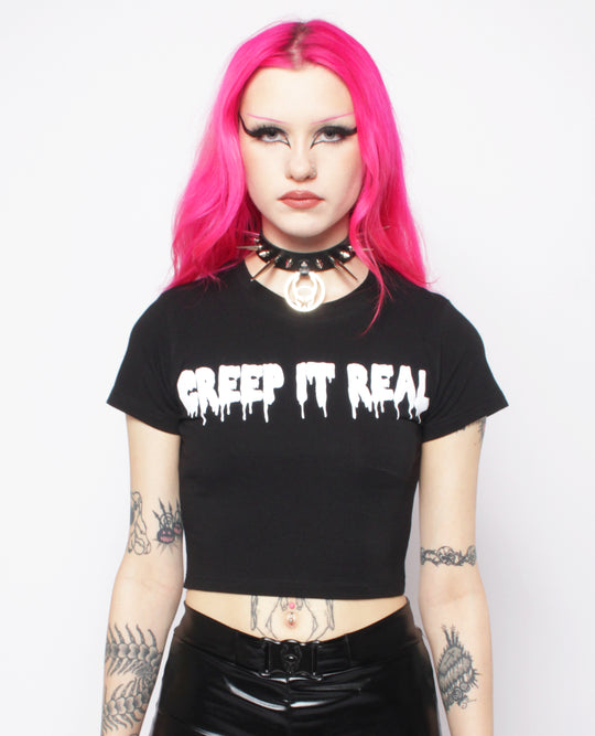 CREEP IT REAL CROP TEE