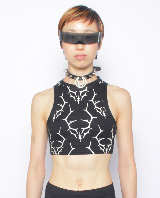SUPER CROP VEST THORNS LOGO