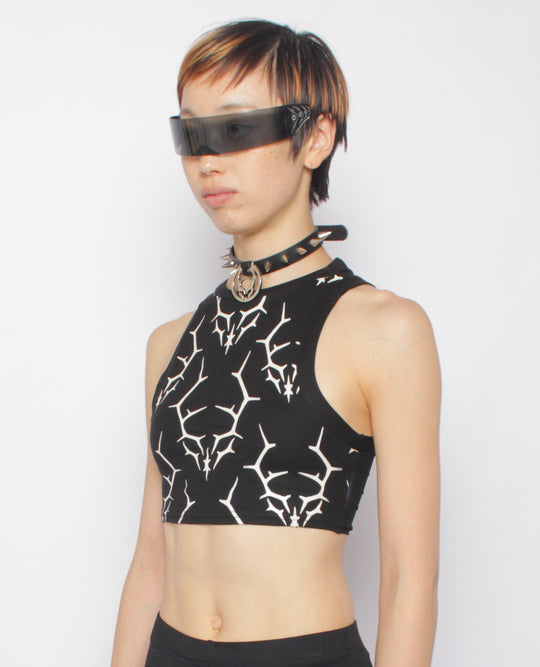 SUPER CROP VEST THORNS LOGO