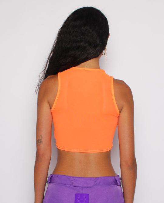CROP MESH VEST CYBERLUX