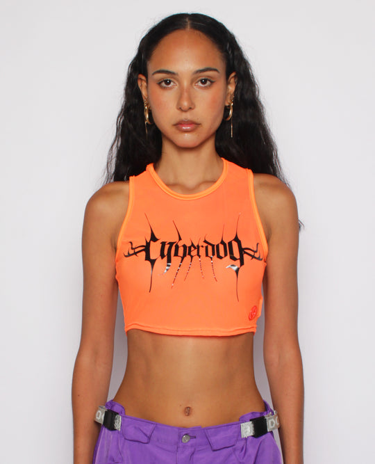 CROP MESH VEST CYBERLUX