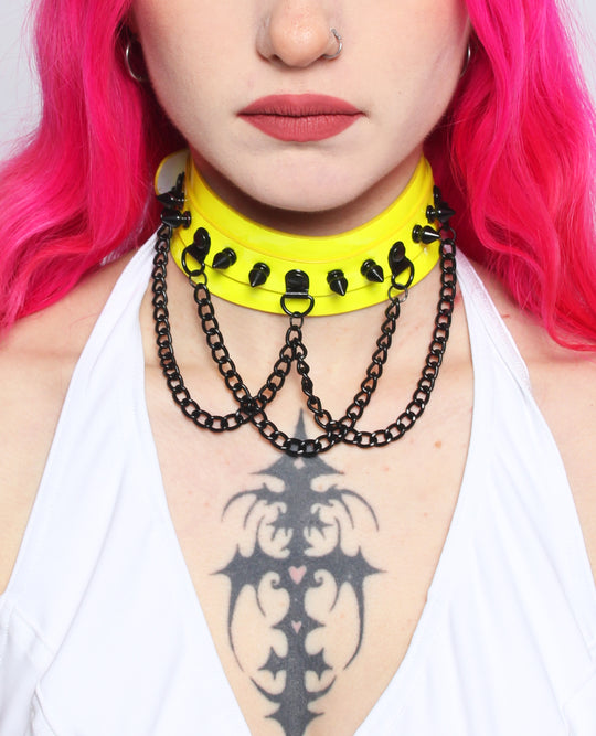 DOG SPIKE CHAIN COLLAR