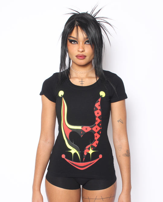 GIRLS T-SHIRT HARLEQUIN