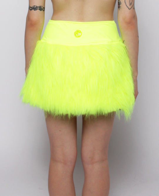 FUR MINI SKIRT