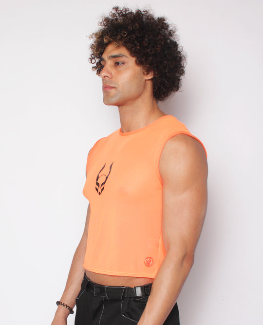MESH VEST LOGO