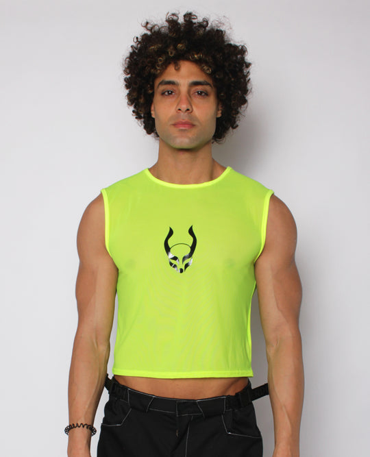 MESH VEST LOGO