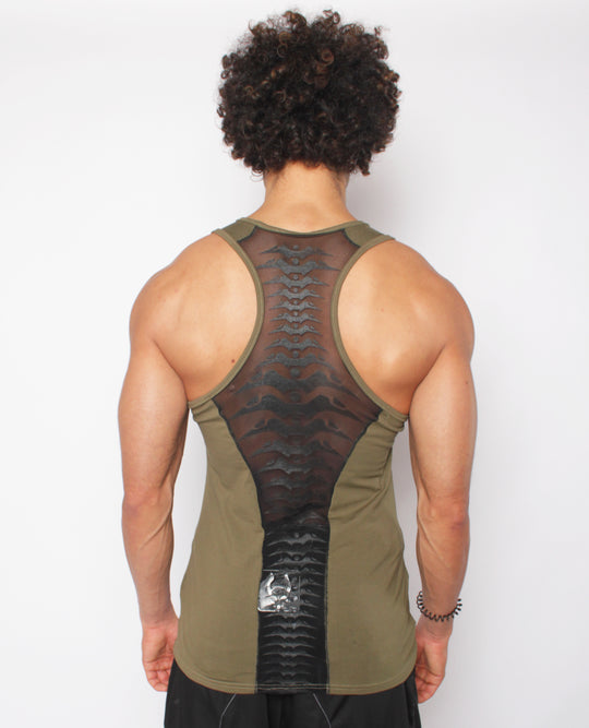 MENS SPINED MESH VEST