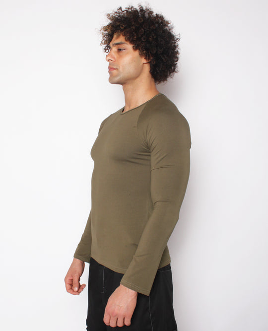 MENS SPINED MESH L/S TOP