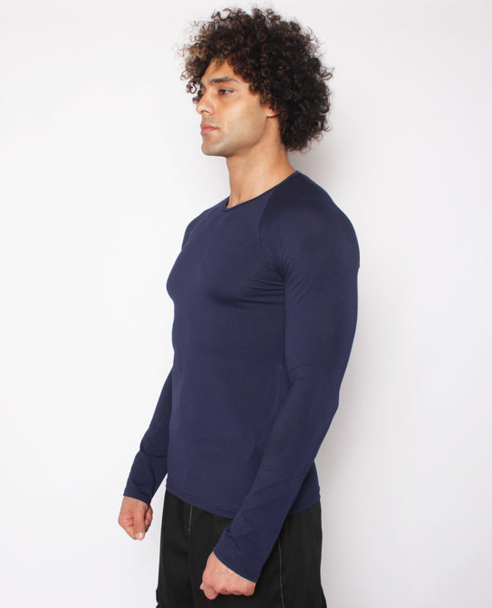 MENS SPINED MESH L/S TOP