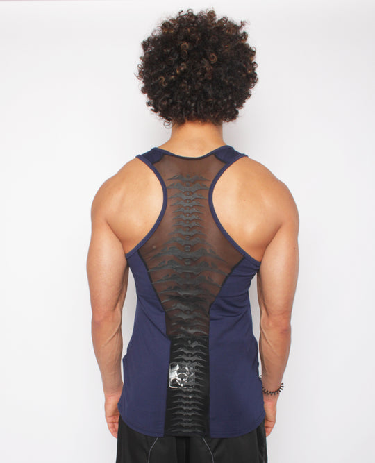 MENS SPINED MESH VEST