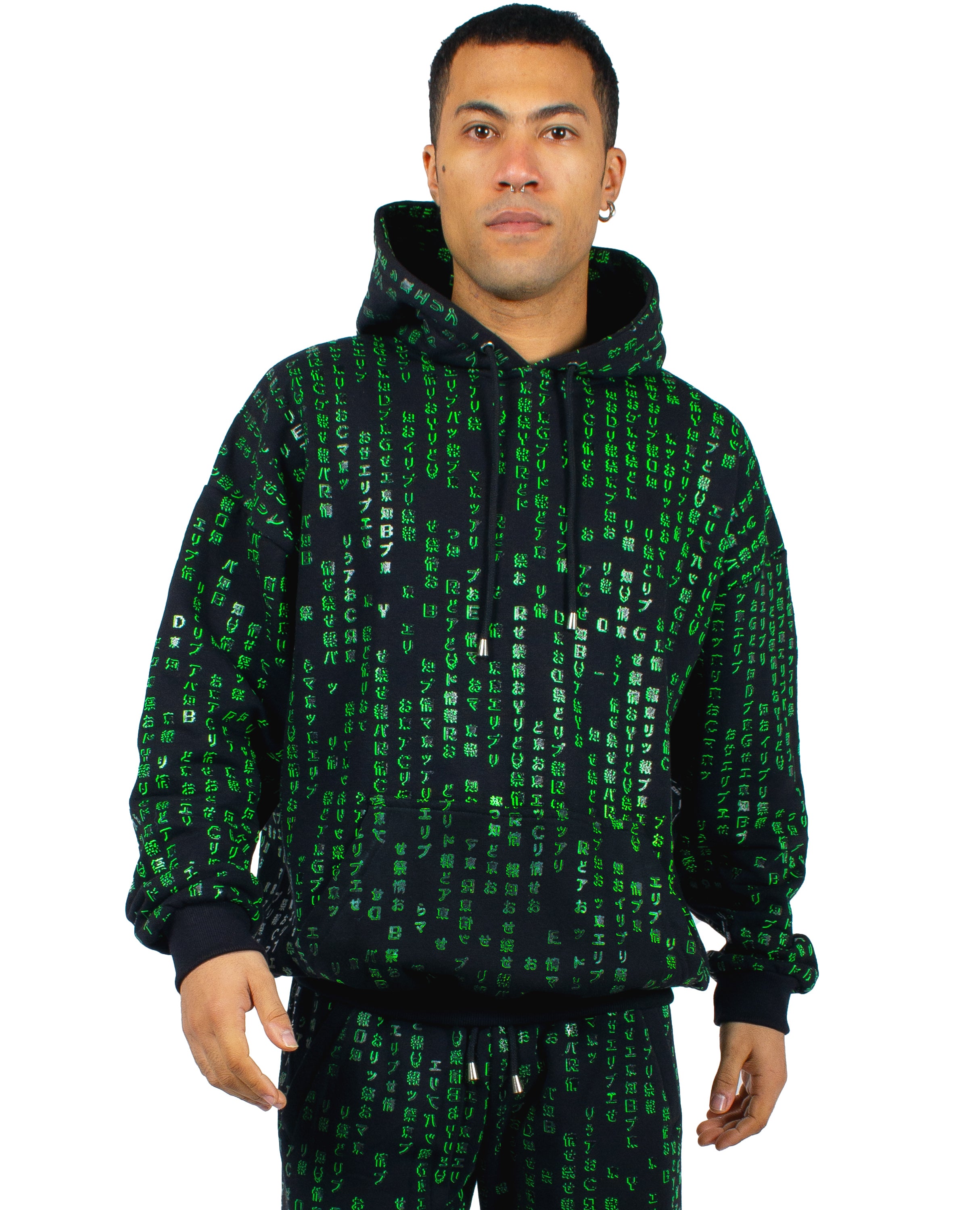 OVERSIZED HOODY BINARY.