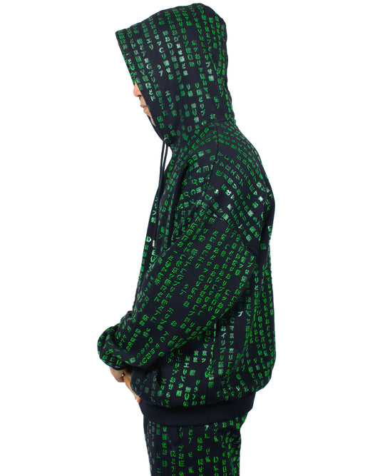 OVERSIZED HOODY BINARY.