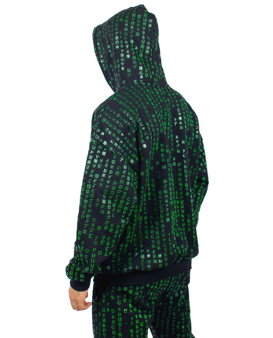 OVERSIZED HOODY BINARY.