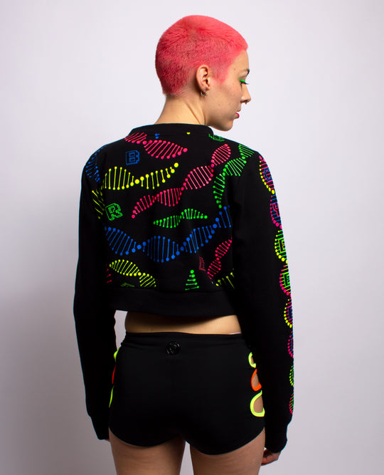 CROP AOP DNA SWEAT