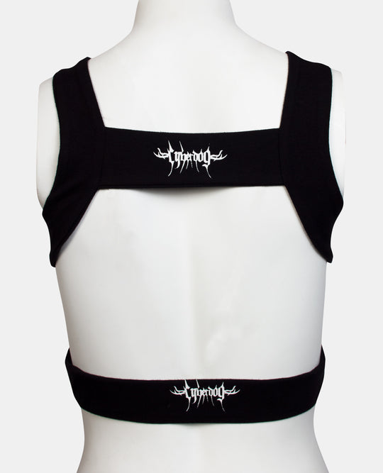 CROP HARNESS TOP CYBERLUX BACK