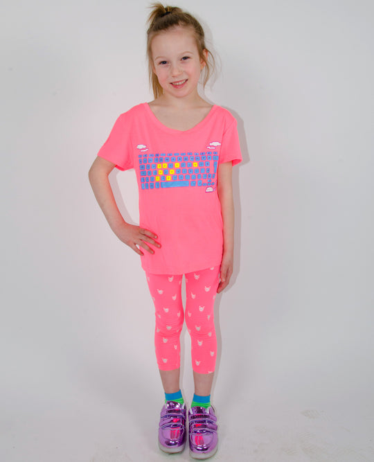 KIDS GIRLS S/S KEYBOARD.