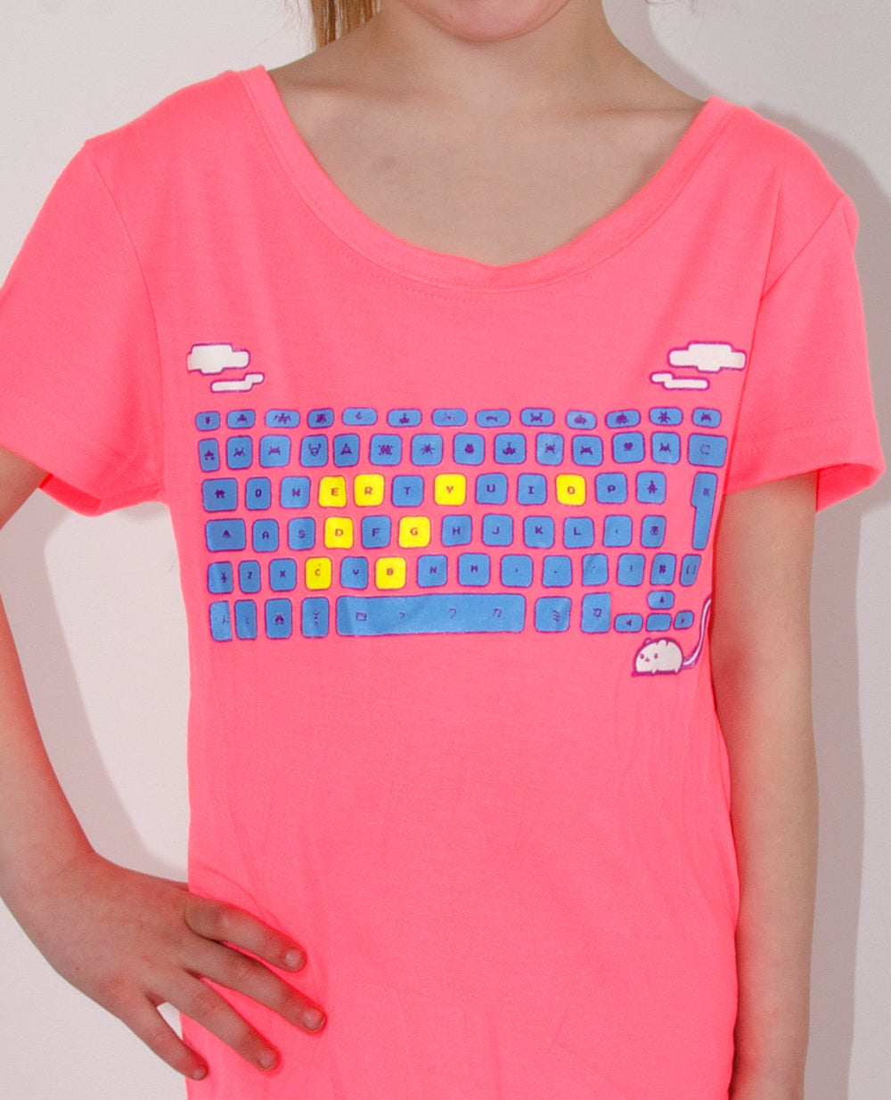 KIDS GIRLS S/S KEYBOARD.