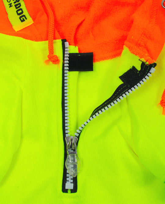 DOG HOODY MULTI NEON.