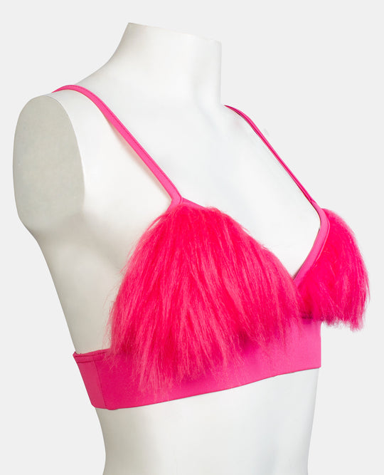 FUR BRALET PINK/PINK SIDE
