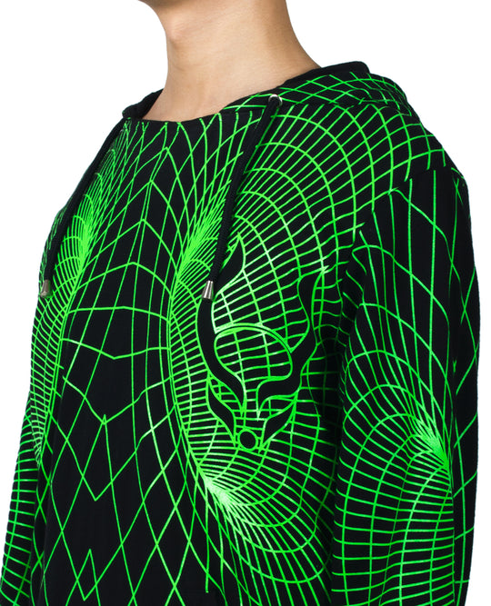 MENS WORMHOLE FUTURE HOODY.