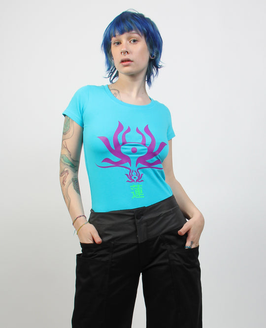 GIRLS LOTUS FLOWER T-SHIRT