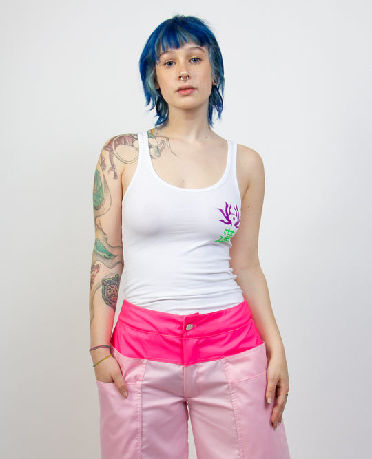 GIRLS VEST LOTUS FLOWER