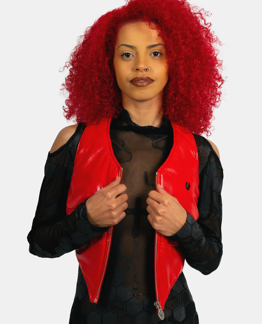 GIRLS ARMOUR WAISTCOAT.