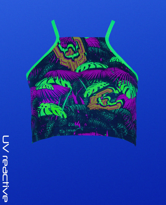 TANK CROP TOP NEON JUNGLE.