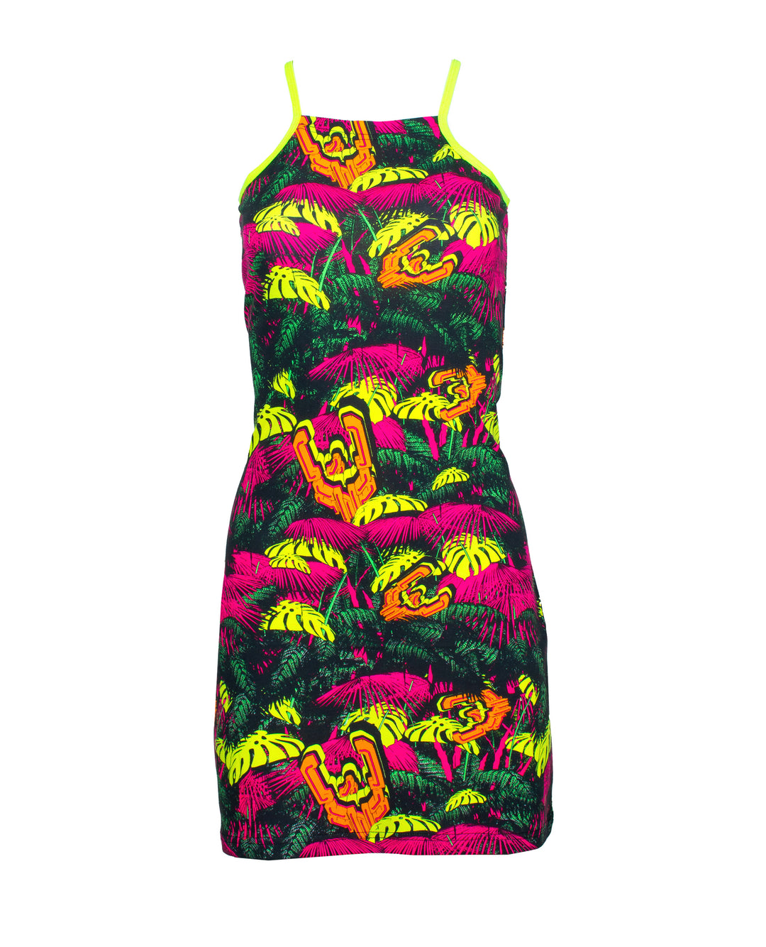 TANK DRESS NEON JUNGLE.