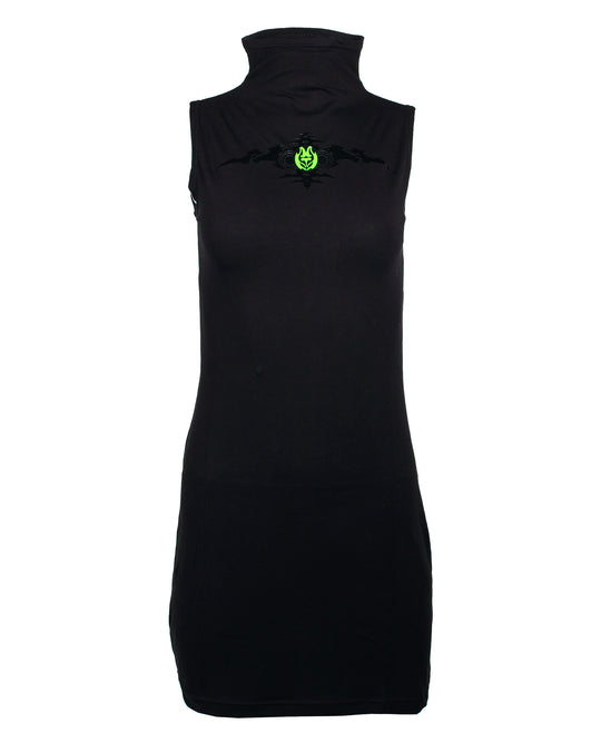HI NECK DRESS GOTHIC EXO.